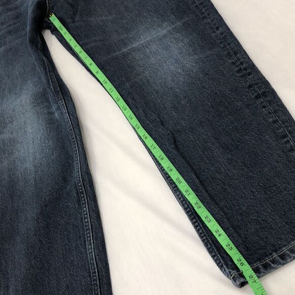 All Saints “Jack” Jeans 38x27 Faded Blue Denim - Picture 8 of 9